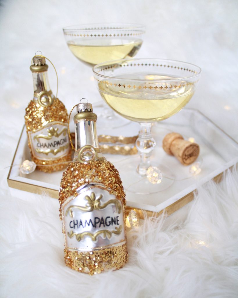 Champagne Lovers Gift Guide - Champagne Christmas Ornaments