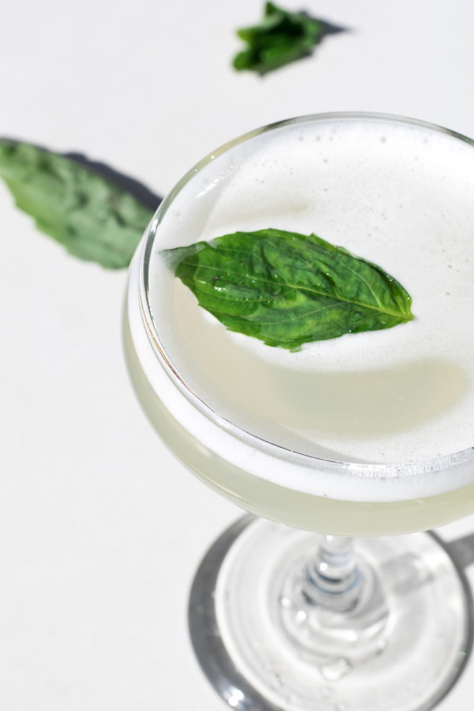 Rum cocktail with lime and basil - Cocchi Americano cocktail ideas - refreshing summer cocktails 
