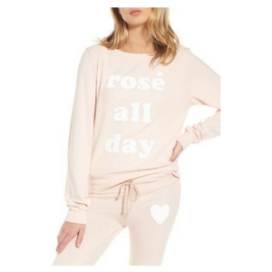 Champagne Lovers Gift Guide - Rosé All Day sweatshirt