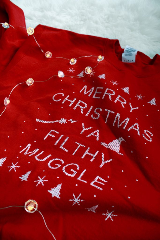 Cute Christmas Sweaters 2017: Merry Christmas Ya Filthy Muggle