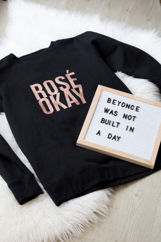 Valentines Giveaway: Rosé okay and Beyonce was not built in a day letter board from Red Ribbon Boutique 