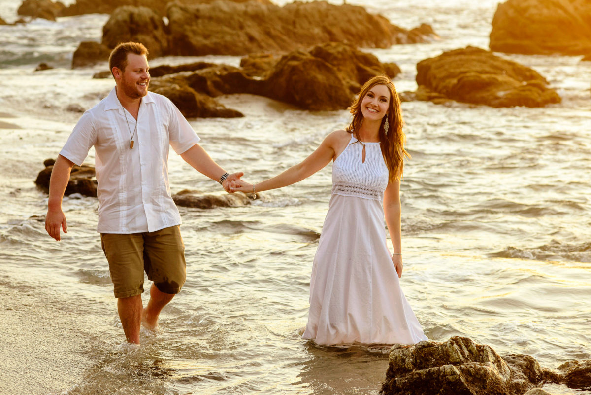 Our beach engagement photos in Puerto Vallarta, Mexico • Sunset beach ...