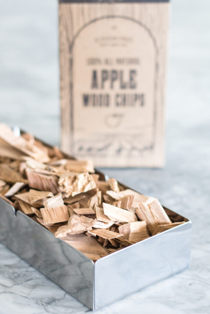 Apple wood chips from my Cooking Gift Set Co. Wood Chip Smoking Grill Gift Set