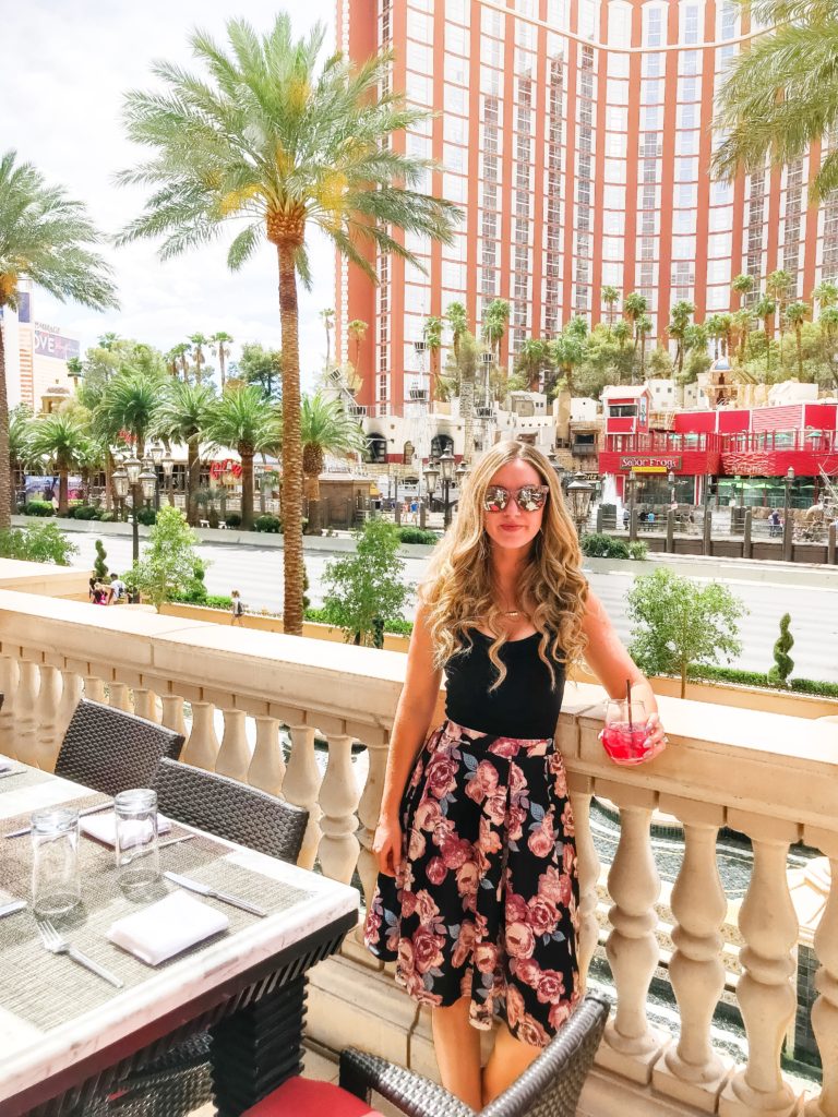 Las Vegas' LAVO Italian Restaurant in the Palazzo is the perfect spot to enjoy a patio drink. Las Vegas Travel Tips.
