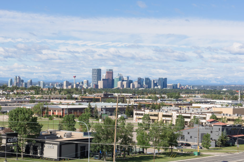 View from the Sheraton Cavalier Calgary - Family friendly places to stay in Calgary