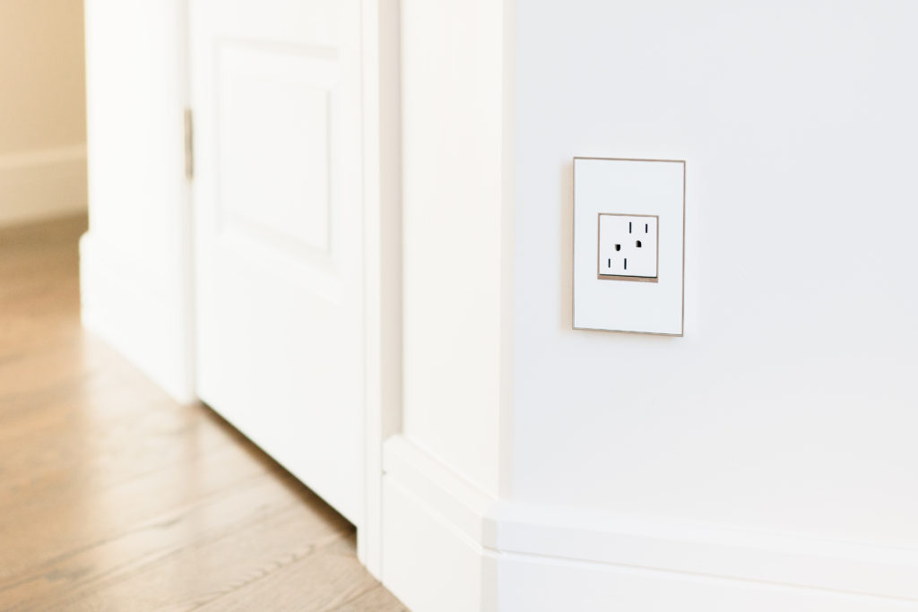 adorne Collection by Legrand standard power outlet - Enhancing your home with deluxe light switches and power outlets