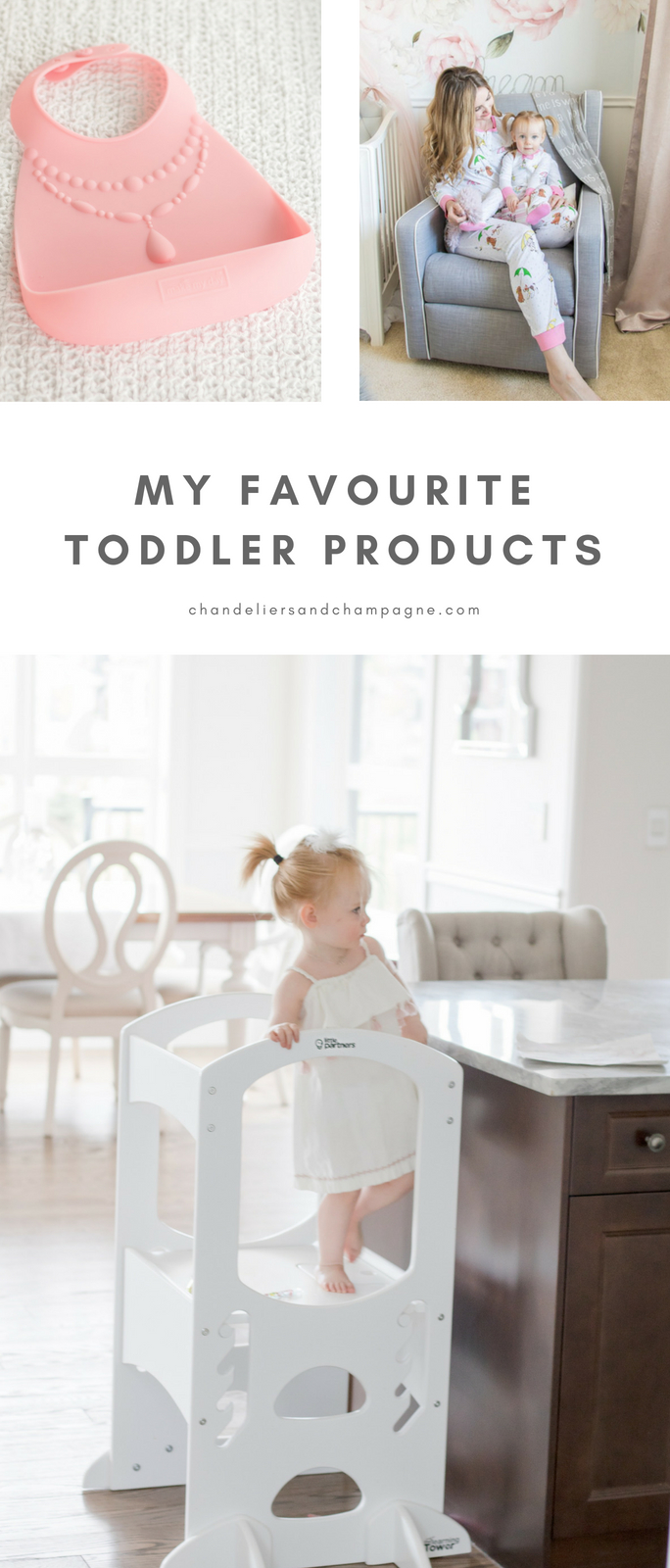 My Favourite Toddler Products - Best Items to Buy As New Parents - Toddler Products that Make Life Easier - Learning Tower - Make My Day Bibs