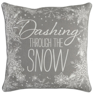 Dashing through the snow Christmas pillow, dashing through the snow Christmas cushion, 60 cute Christmas pillows, 60 cute holiday pillows, cute Christmas cushions