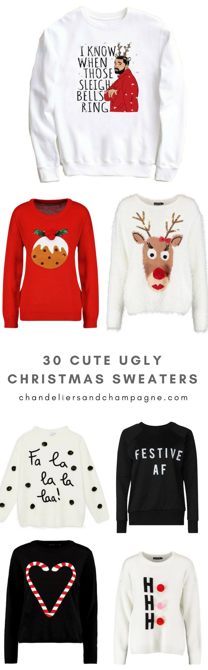 30 Cute Ugly Christmas Sweaters For Women that Sleigh in 2018 • The Tackiest, Cutest Ugly Christmas Sweaters of 2018