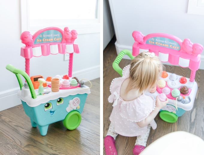Scoop and Learn Ice Cream Cart toy for toddlers