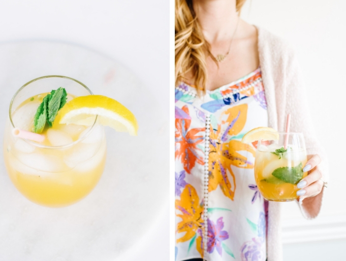This refreshing summer sip is a must-make patio drink: Passion Fruit White Tea Cocktail
