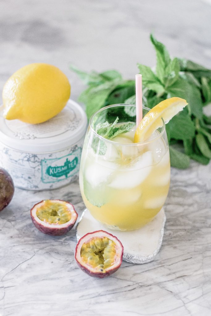 This refreshing summer sip made from cold brewed iced tea, passionfruit and mint will have you reaching for more than one glass this summer