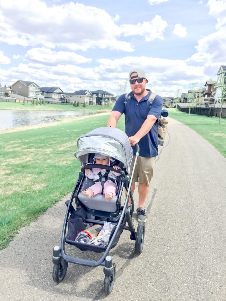 UPPAbaby VISTA stroller as a single with the toddler seat