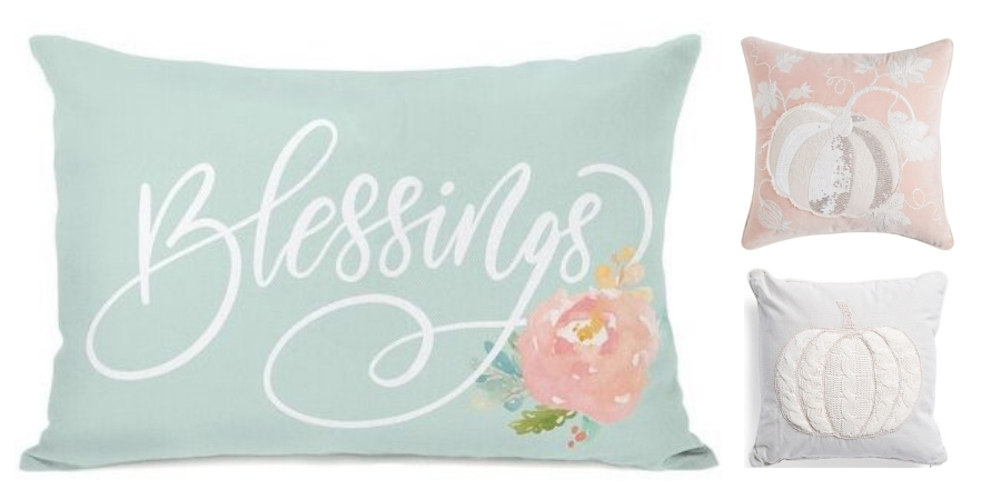 Cute pastel tone fall pillows for 2019