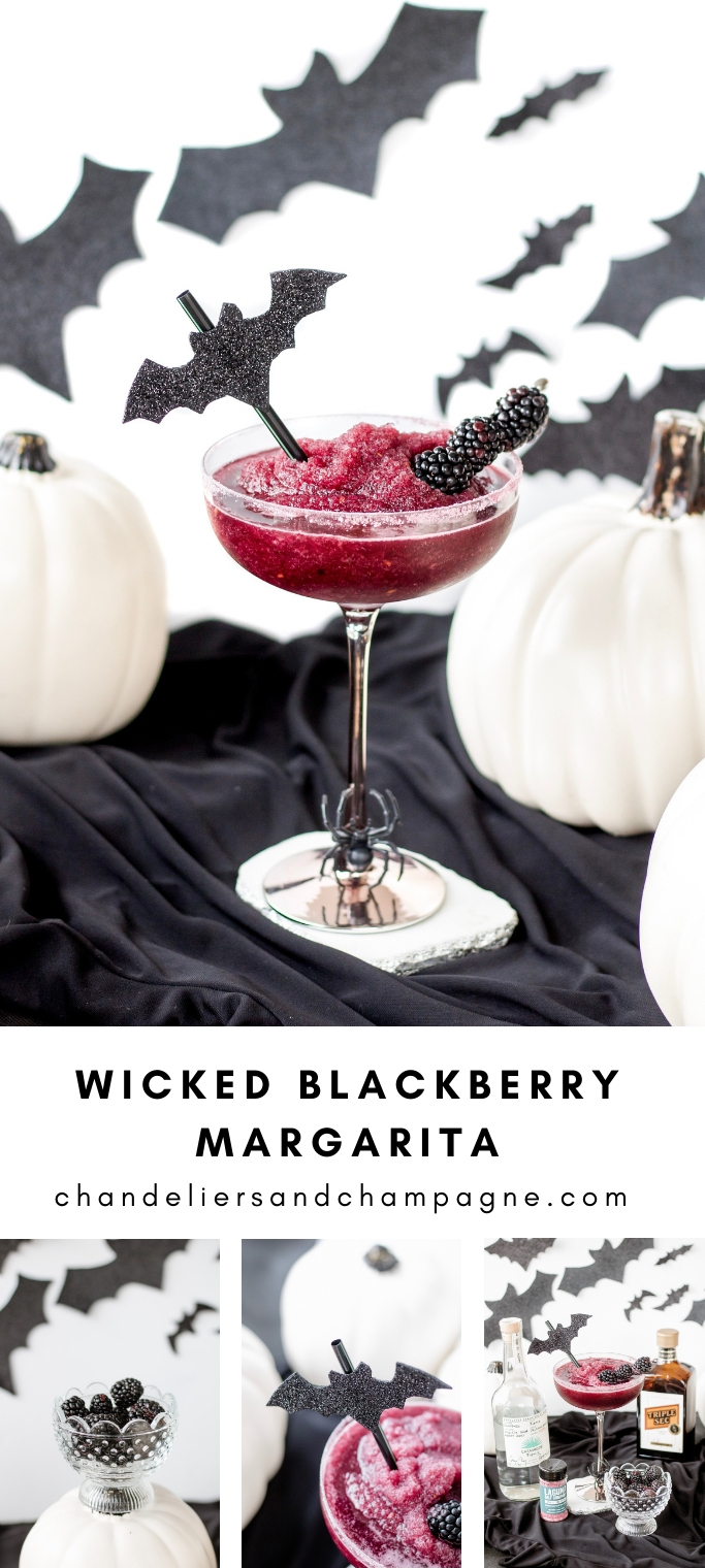 Wicked Blackberry Margarita Halloween Cocktail Recipe