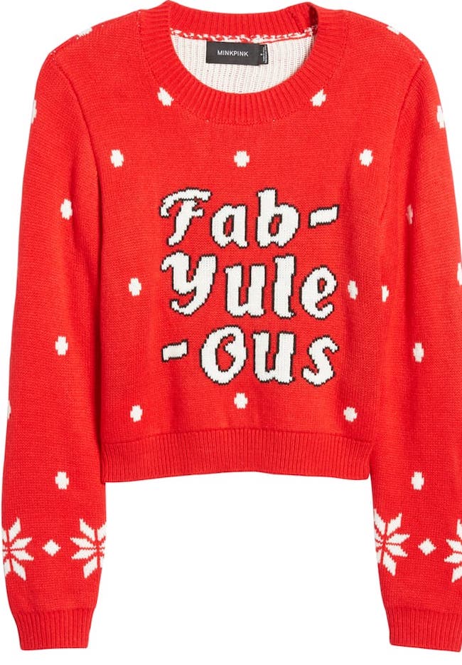 women's Christmas sweaters : Fab-yule-ous Christmas sweater