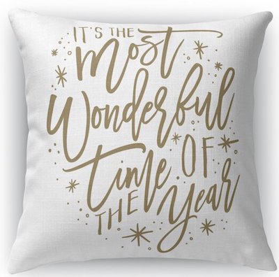 It’s the Most Wonderful Time of the Year pillow