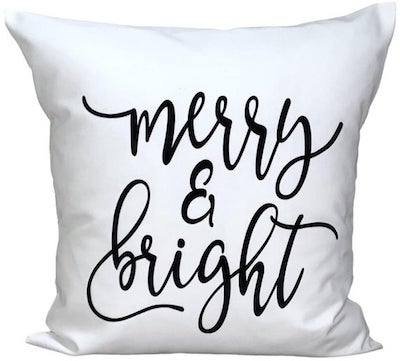 Merry and Bright pillow