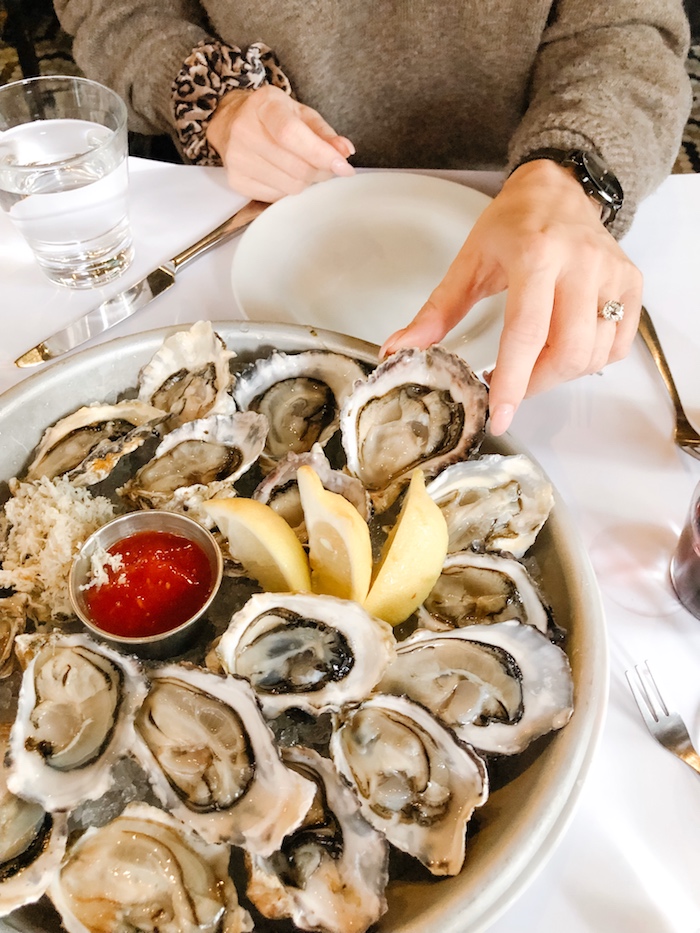 Buck-a-shuck oysters in downtown Vancouver at COAST