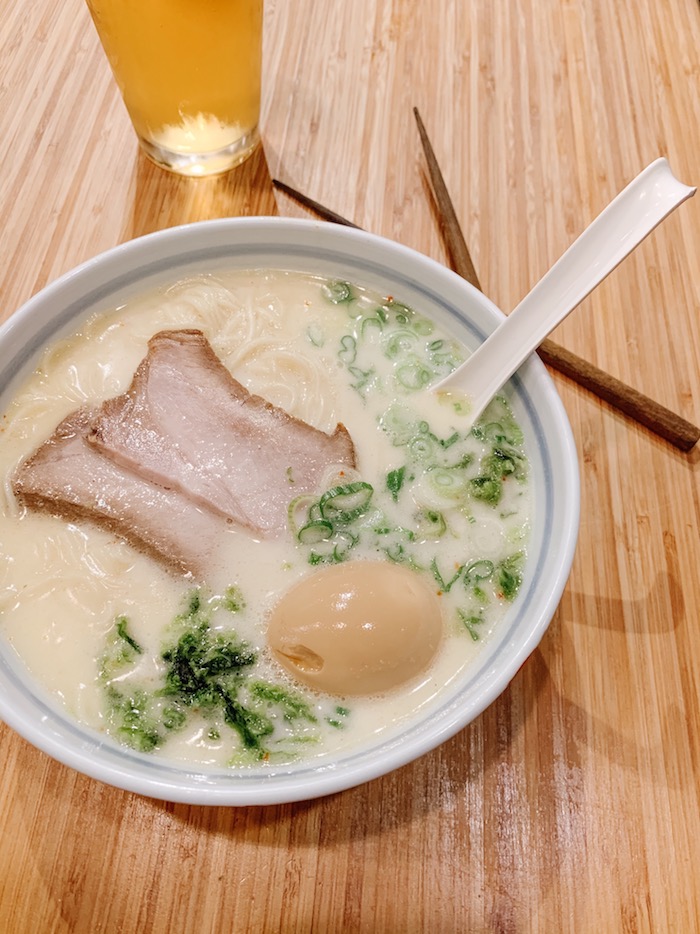 Marutama ramen in Vancouver