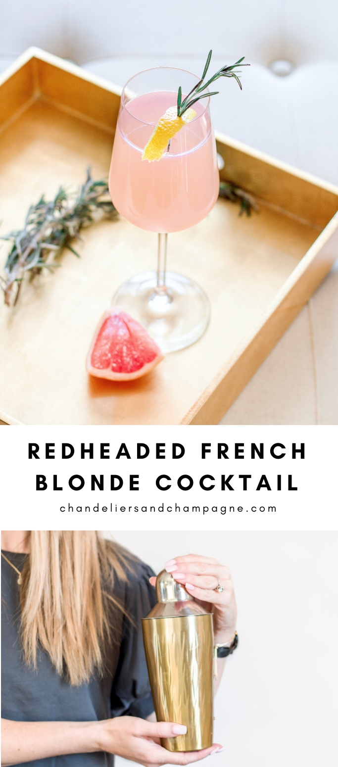 Delicious Redheaded French Blonde cocktail recipe