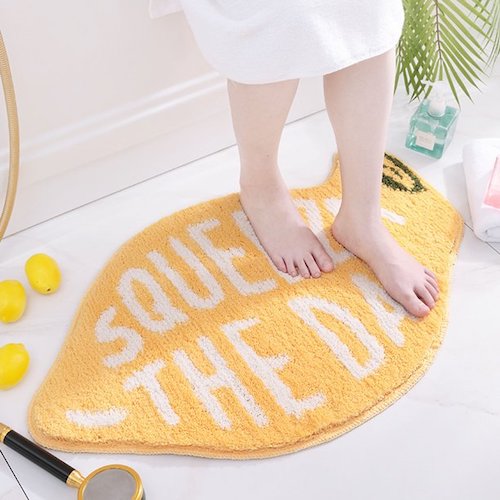 Squeeze the day bath mat