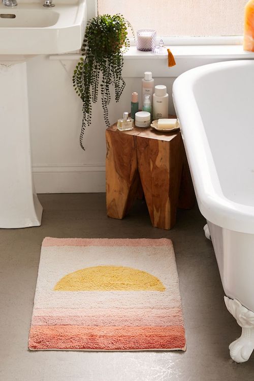12 Cute Bath Mats 2021 — Stylish and Chic Bath Rugs to Buy