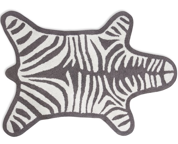 Zebra Bath Mat