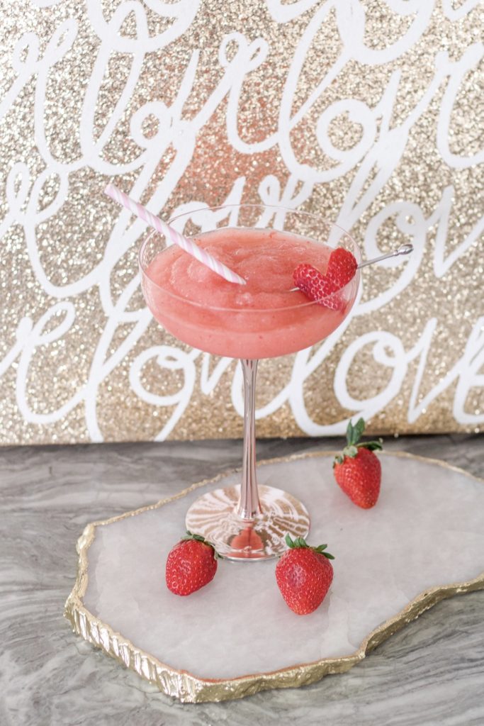 Valentine's Day Drink: Strawberry Lemonade Frosé