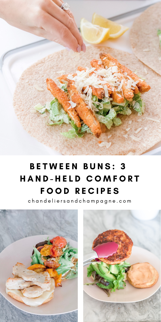 Between Buns 3 Hand-Held Comfort Food Recipes