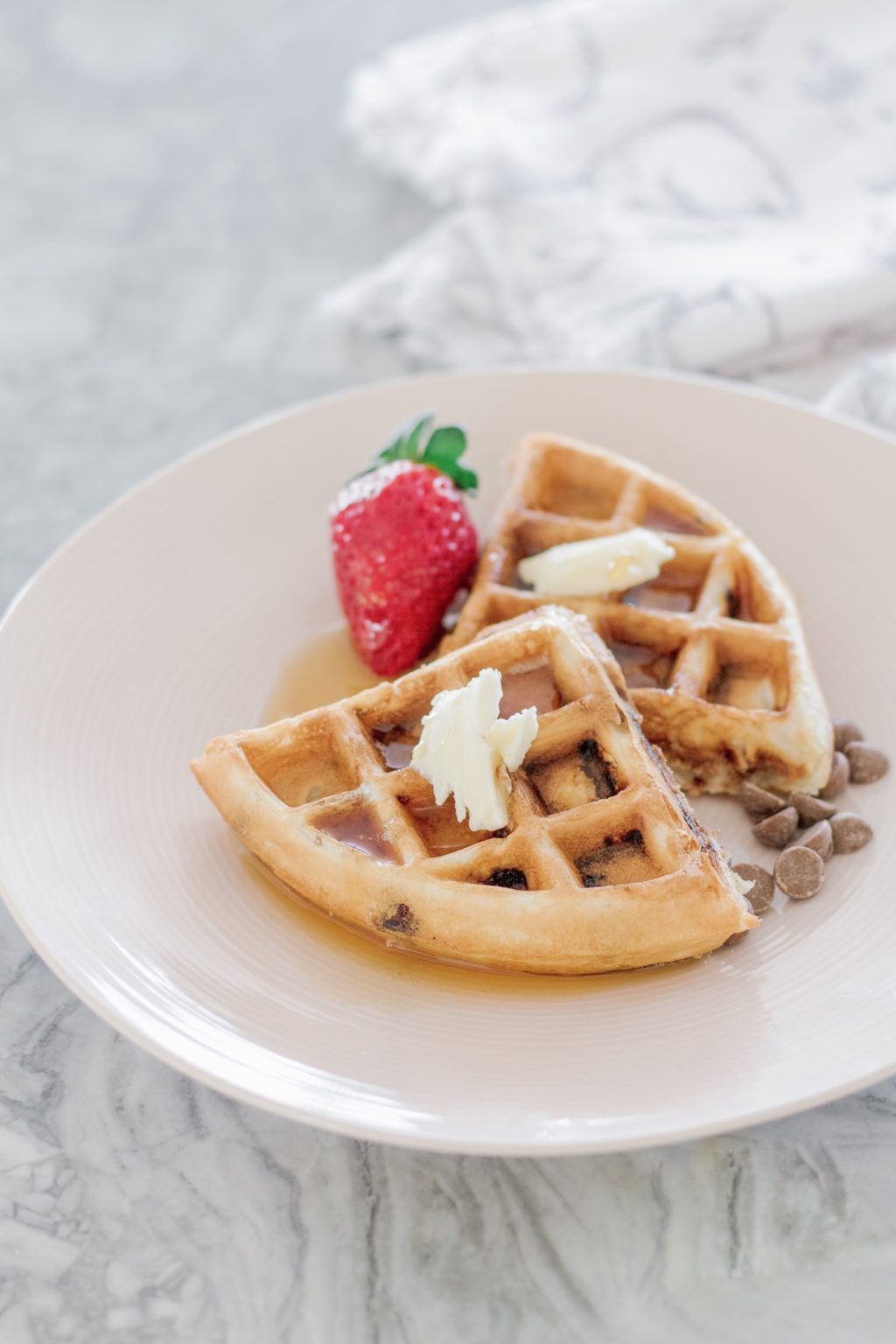 Fluffy Easter Waffle Recipe with Emily Mardell – Chandeliers and Champagne