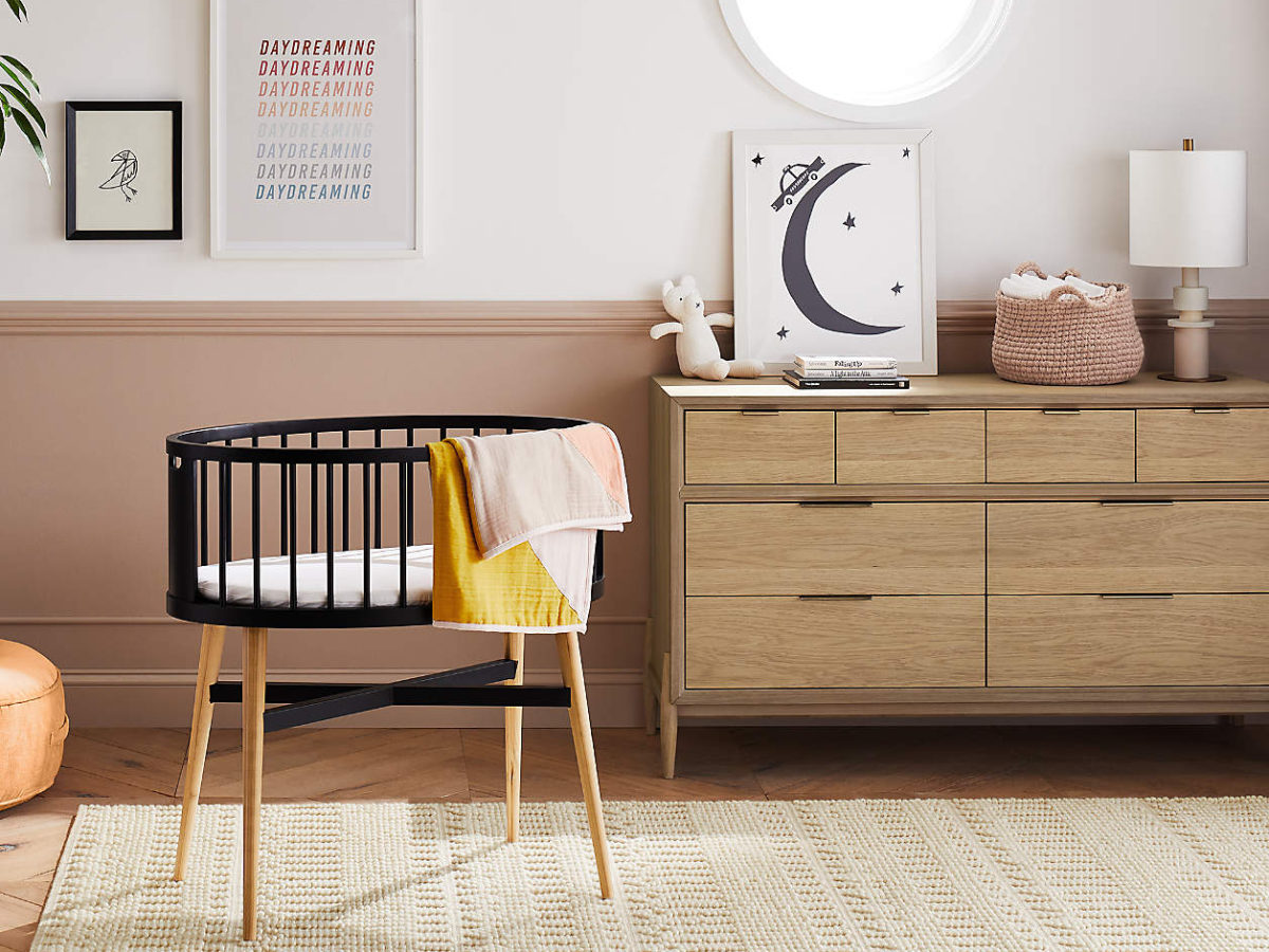 Modern, Stylish Baby Bassinets for Chic Mamas Chandeliers and Champagne