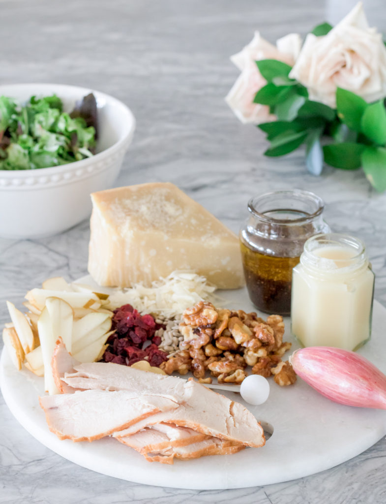 Turkey, Pear and Cranberry Salad Ingredients