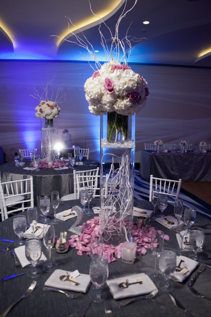 Aria and Vdara Las Vegas wedding reception space