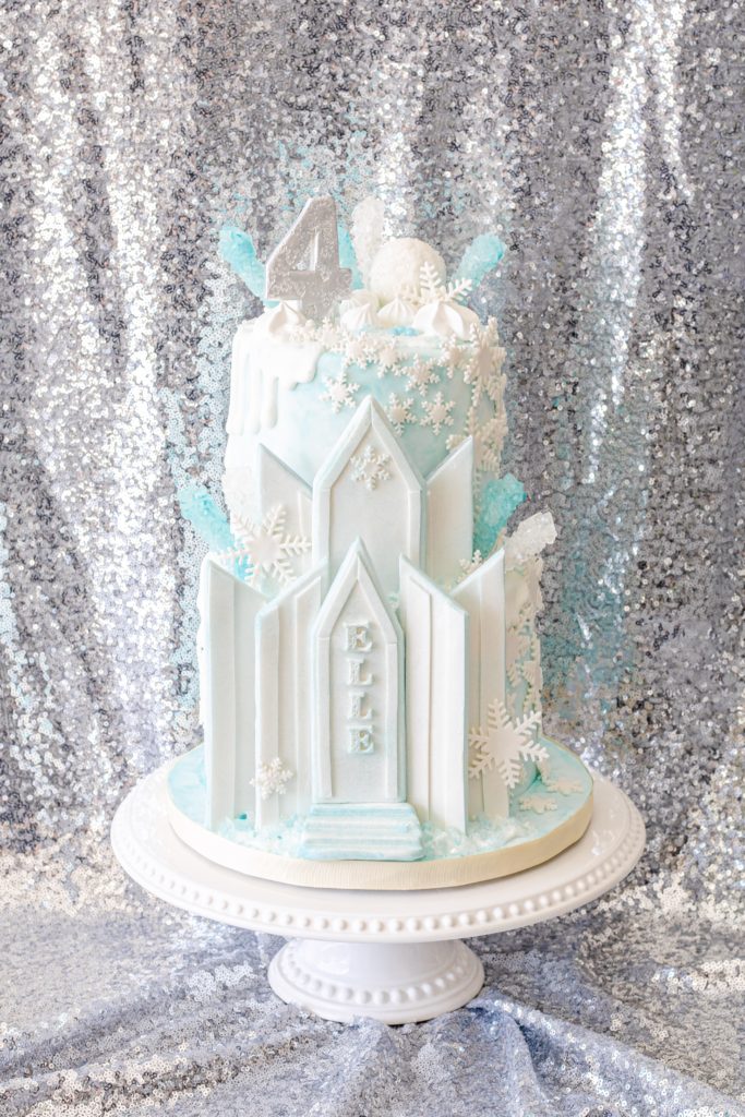 Arendelle Frozen Ice Castle Birthday Cake