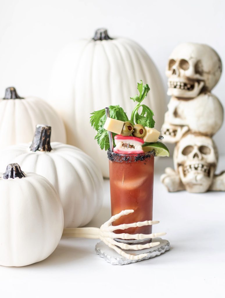 Haunted Halloween Caesar cocktail recipe