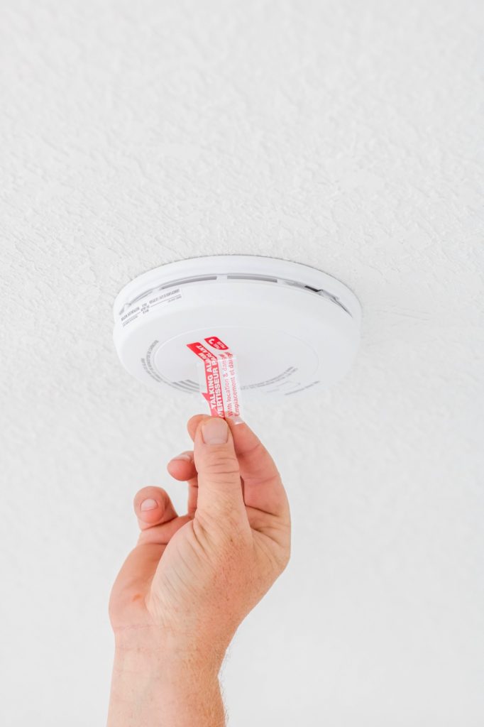 Installing first alert fire alarm