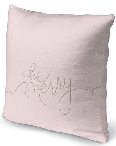 Blush Be Merry pillow