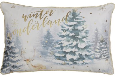 Winter wonderland pillow