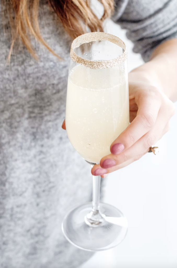 French 75 New Year's Eve cocktail