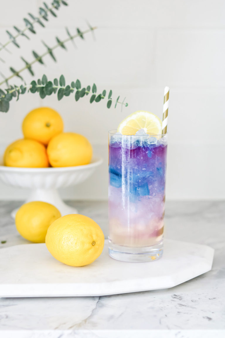 Magic Colour Changing Lemonade Recipe - Chandeliers and Champagne