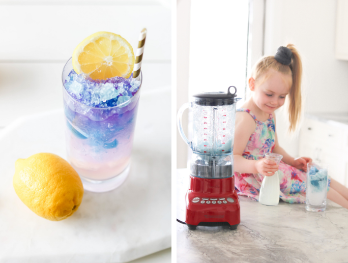 Kid-friendly Magic Colour Changing lemonade