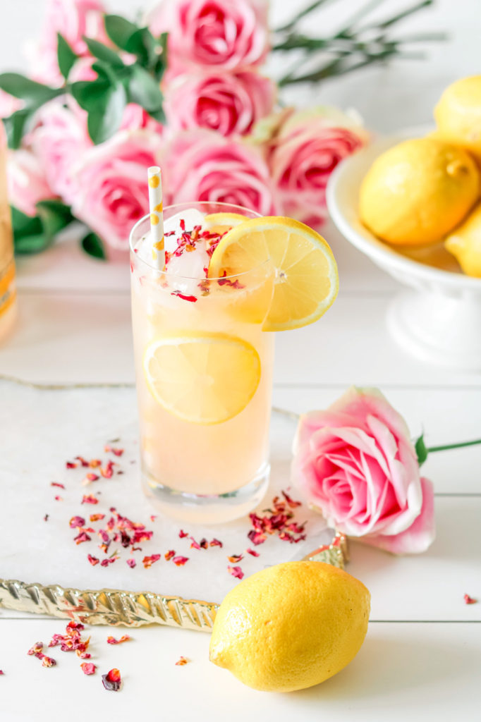 Rose Lemonade with Gin