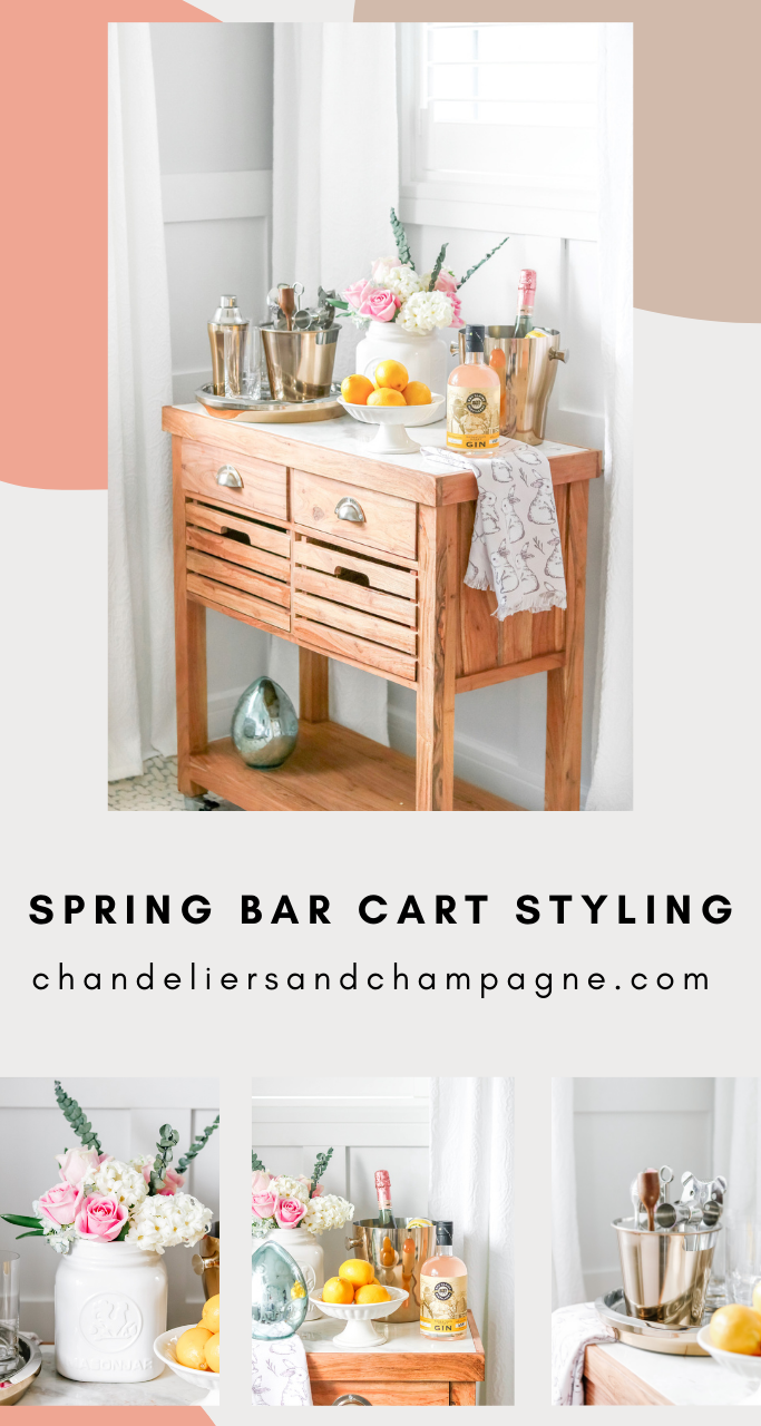 Spring bar cart styling