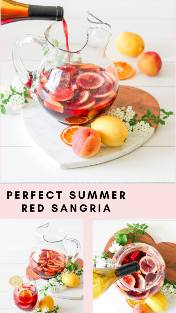 Perfect summer red sangria