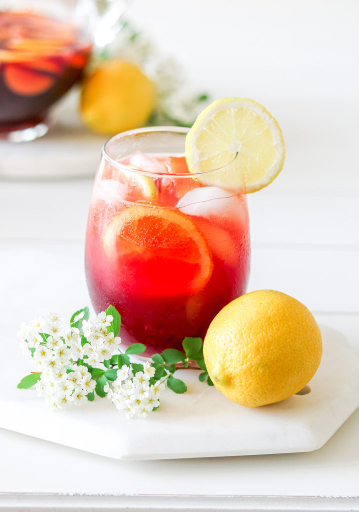 Sweet Red Sangria- Easy Sangria Recipe with Fresh Fruit
