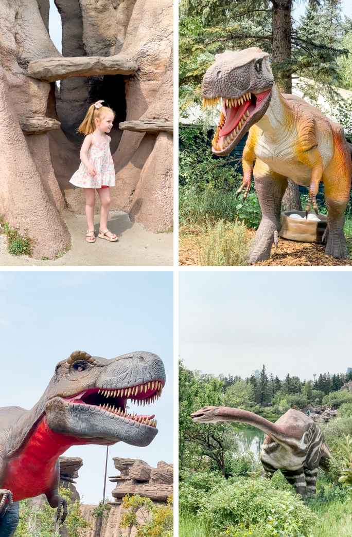 Calgary Zoo dinosaurs