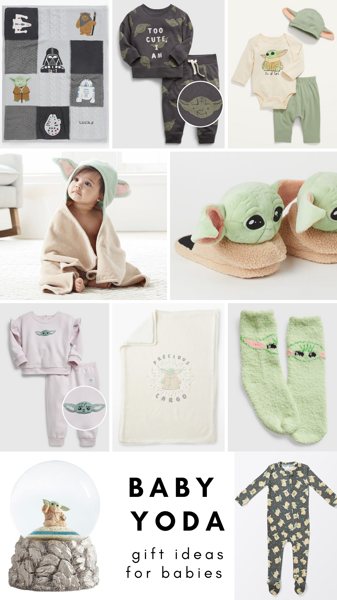 Baby Yoda gift ideas for babies