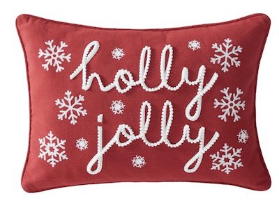 'Holly Jolly' pillow