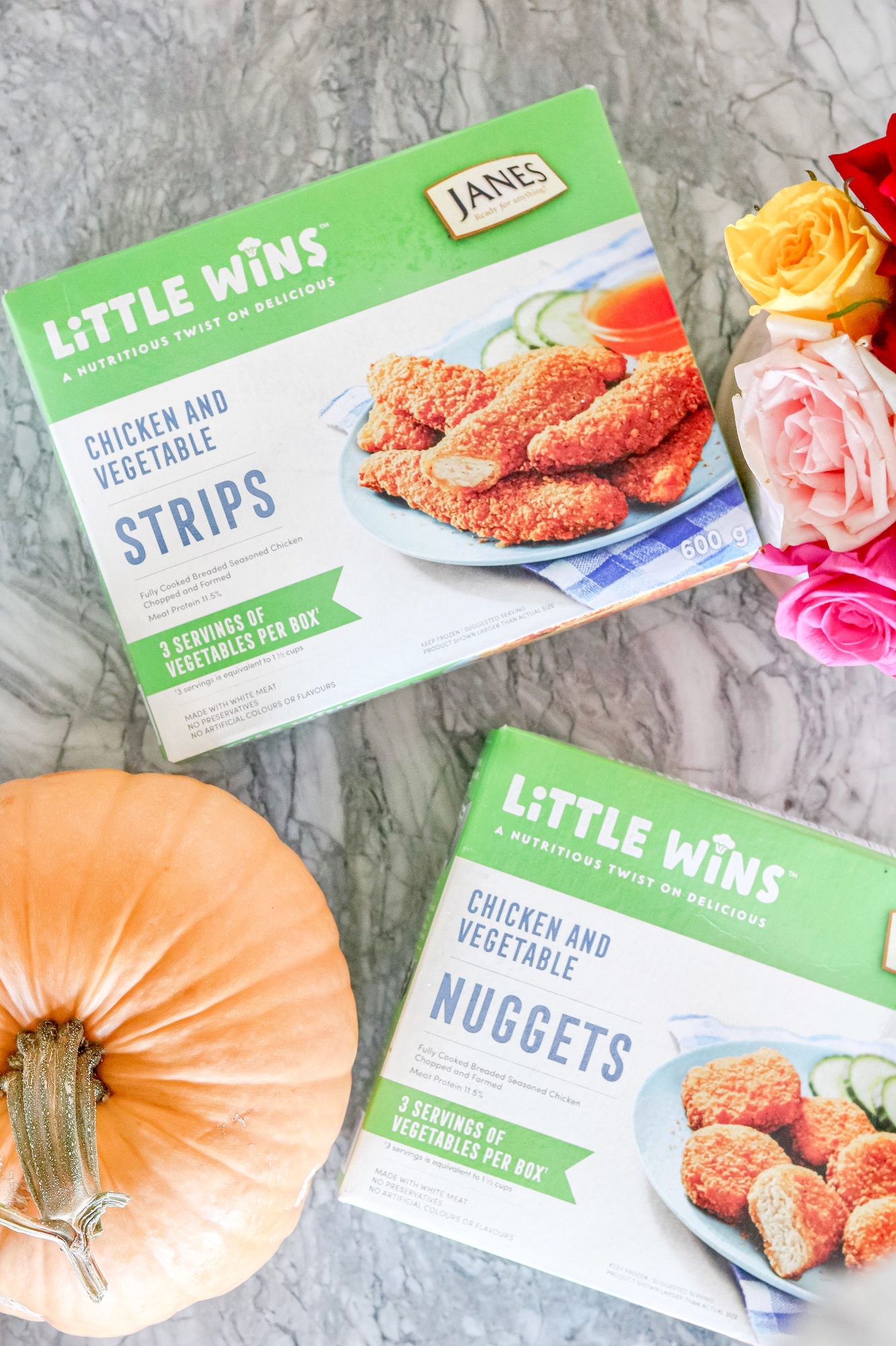 Little Wins by Janes chicken and vegetable strips